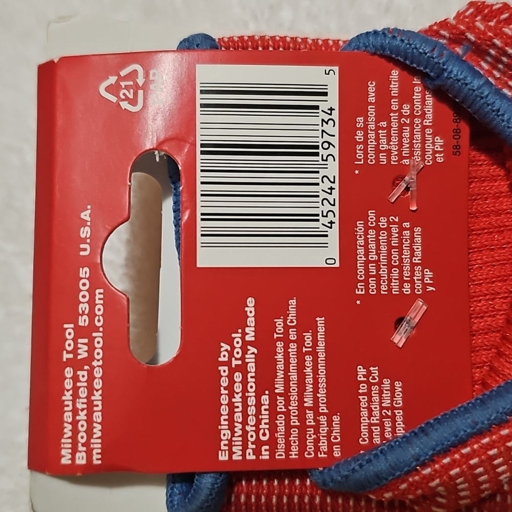 Milwaukee 10" XL Nitrile Dipped Cut Level 2 Smartswipe Work Gloves New - Picture 7 of 13
